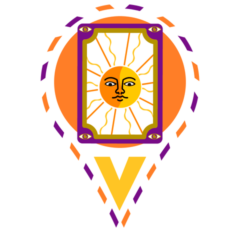 The Rising Sun Tarot Greeting Card (3 pack)