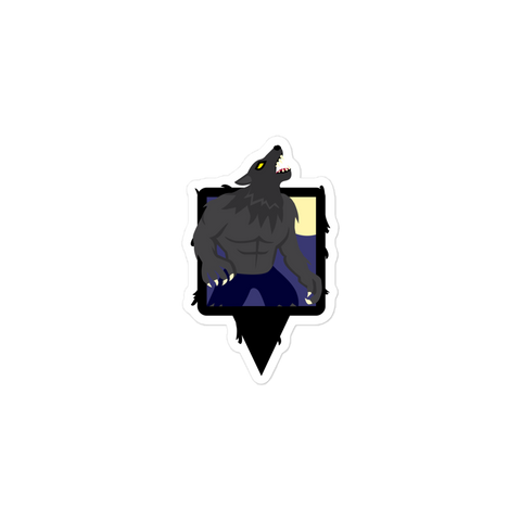 Lycanthrope Yeti Pin Decal