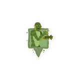 Reptoid Yeti Pin Decal