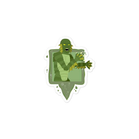 Reptoid Yeti Pin Decal