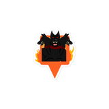 Cerberus Hydra Pin Decal