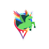 Alicorn Pegasus Pin Decal