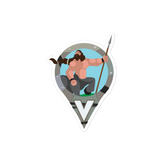 Centaur Faun Pin Decal