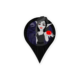 Vampire Nymph Pin Decal