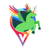 Alicorn Pegasus Pin Decal