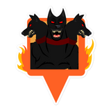 Cerberus Hydra Pin Decal