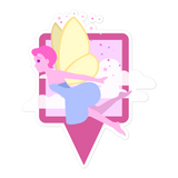 Fairy Pin Decal