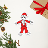 Flat Santa Decal