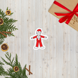 Flat Santa Decal