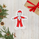 Flat Santa Decal