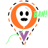 BOO-loon Greeting Cards (3 pack)