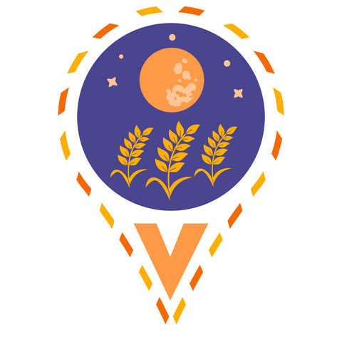 Harvest Moon Greeting Card (3 pack)