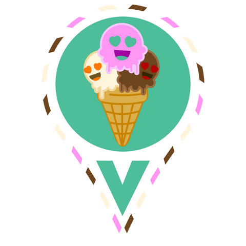 I Scream For Ice Cream Greeting Card (3 pack)