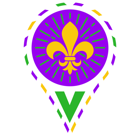 Let the Good Times Roll Greeting Card (3 pack)