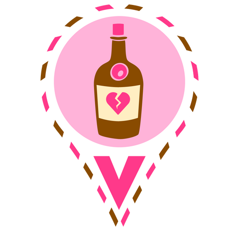 RUM Never Broke My Heart Greeting Card (3 pack)