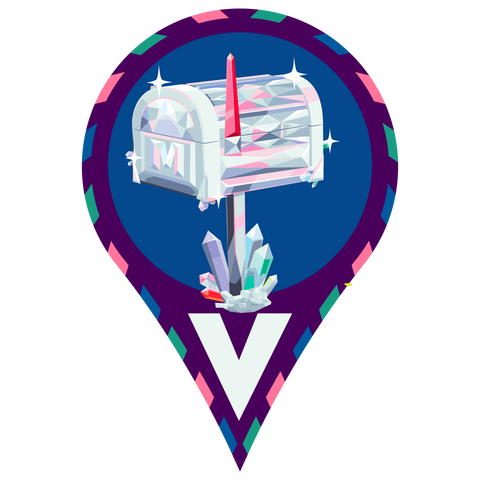 Shimmering Star Mailbox