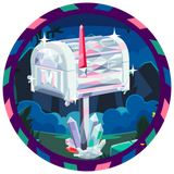 Shimmering Star Mailbox