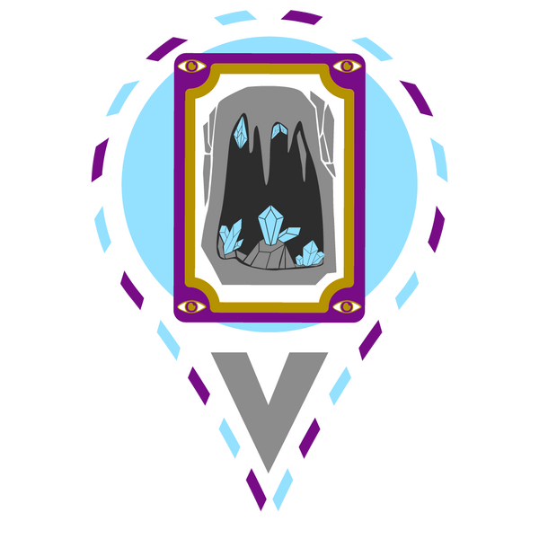 The Crystal Cavern Tarot Greeting Card (3 pack) – Freeze Tag Store