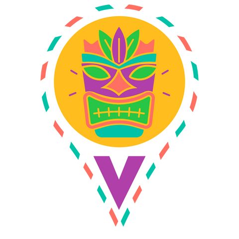 Tiki Easy Greeting Card (3 pack)