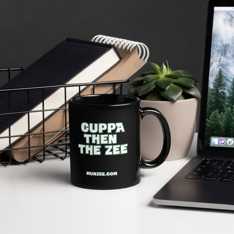 Cuppa then the Zee - Black Glossy Mug