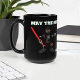 May the Mechz be with you - Black Glossy Mug