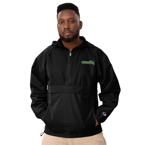 Munzee Embroidered Champion Packable Jacket