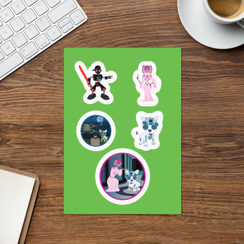 May the Mech be with you Sticker sheet