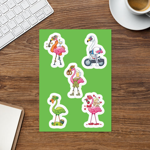 Flamingo's Sticker sheet 2