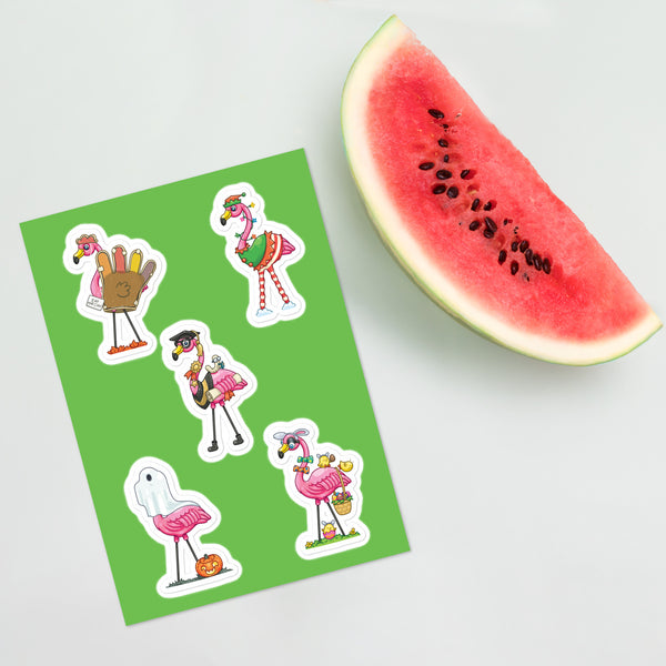 Flamingo's Sticker sheet 3 – Freeze Tag Store