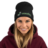 Munzee Embroidered Beanie