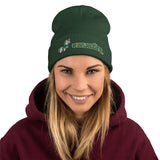 Munzee Embroidered Beanie