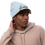 Munzee Ribbed knit beanie