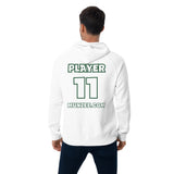 Player 11 Munzee - Unisex eco raglan hoodie