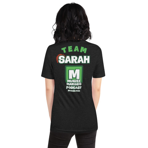 Team Sarah MManiacs Unisex t-shirt