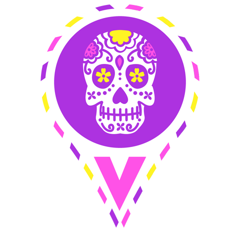 Dia De Los Muertos Greeting Card (3 pack)