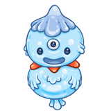 Vesi - Water Pouch Creature Munzee