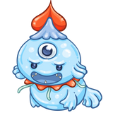 Vesi - Water Pouch Creature Munzee