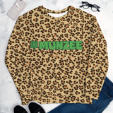Munzee Logo Leopard Print Unisex Sweatshirt