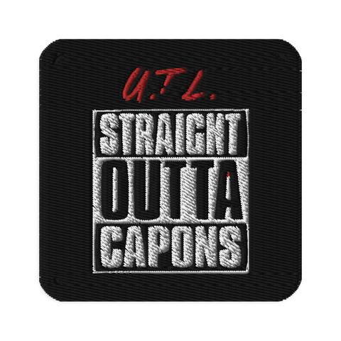Straight Outta CapOns Embroidered patch