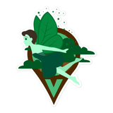 Dryad Fairy Pin Decal