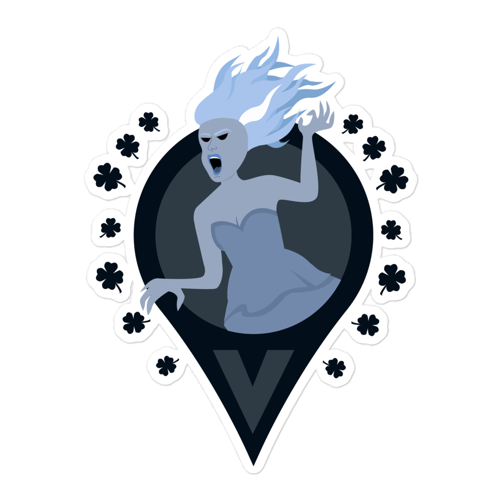 Banshee Pin Decal – Freeze Tag Store