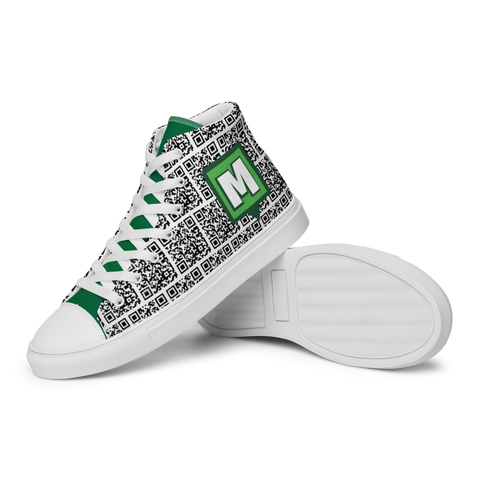 Referral Code High Top Canvas Shoes