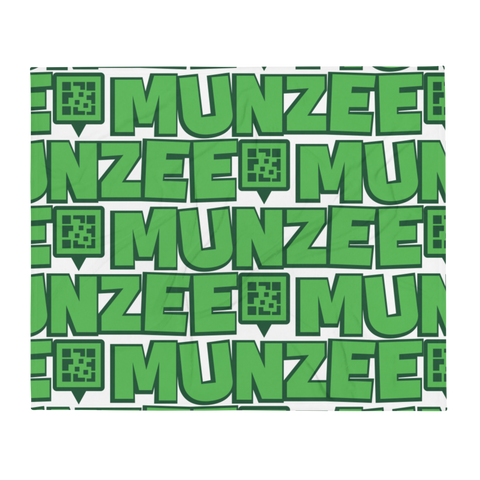 Munzee Logo Throw Blanket