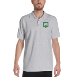 Munzee Pin Embroidered Polo Shirt