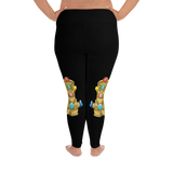 Funfinity Bootlet All-Over Print Plus Size Leggings