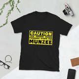 CAUTION, This Person makes Frequent Stops Short-Sleeve Unisex T-Shirt