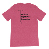 ZeeQRew Official Light Pole Inspector Short-Sleeve Unisex T-Shirt