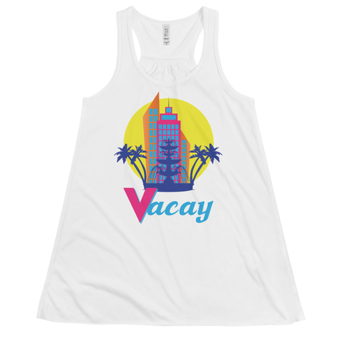 Vacay Resort Women's Flowy Racerback Tank